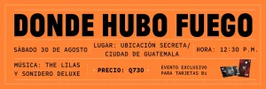 DONDE HUBO FUEGO