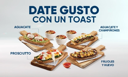 Date un gusto con un Toast