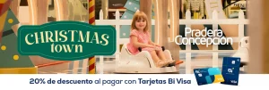 Descubre Christmas Town en Pradera Concepción - 1185x400
