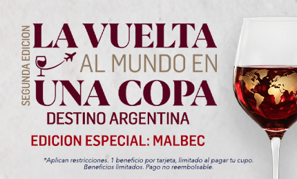 wabp-corchos-destino-argentina-banner-s La vuelta el mundo en una copa: Destino Argentina! 2da edición especial: Malbec. Carta de 4 vinos, maridaje de 4 pasos. Miércoles 22 de abril 7 PM Palermo, Plaza Fontabella 2do nivel