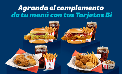 kfc-430X260 ¡Tu Tarjeta Bi te da más en KFC!
