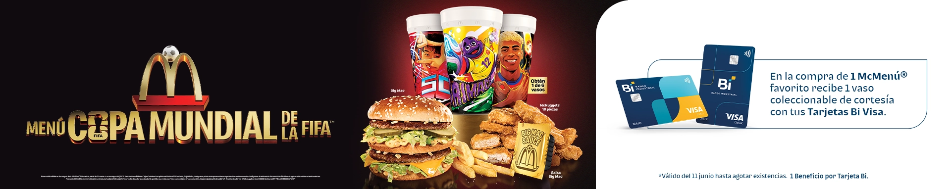Vasos Mc Mundial Carrusel
